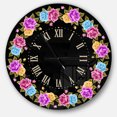 thumbnail image 1 of DesignArt Horloge Murale Shabby Chic vintage Rose Grande, 1 of 2