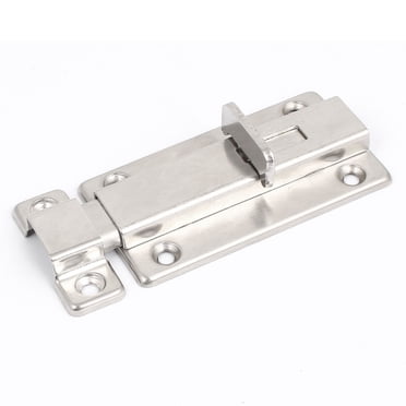 Unique Bargains Serrure Coulissante de Porte Intérieure Loquet Ensemble de Boulons de Baril en Métal Longueur 76 mm