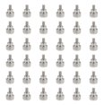 thumbnail image 1 of Knurled Thumbscrew Silver 100Pcs 0.6x0.4x0.4in, 1 of 1