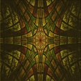 thumbnail image 1 of Ahgly Company Machine Washable Indoor Square Transitional Dark Bronze Brown Area Rugs, 4' Square, 1 of 7