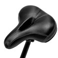 thumbnail image 3 of Wide Big Bike Saddle Seat Pad Ergonomic Dual-spring Shockproof Soft Comfortable Bike Cushion, 3 of 7