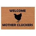 thumbnail image 4 of Hbdhejl Tapis de Porte Drôle de Poulet de Noël Antidérapant Tapis de Porte Sale pour Entrée Porte d'Entrée Extérieure Tapis de Porche avec Antidérapant Polyester Tapis de Sol de Noël Drôle, 4 of 6