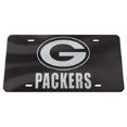 thumbnail image 1 of Green Bay Plaque d'Immatriculation Miroir Cristal Noir Packers, 1 of 1