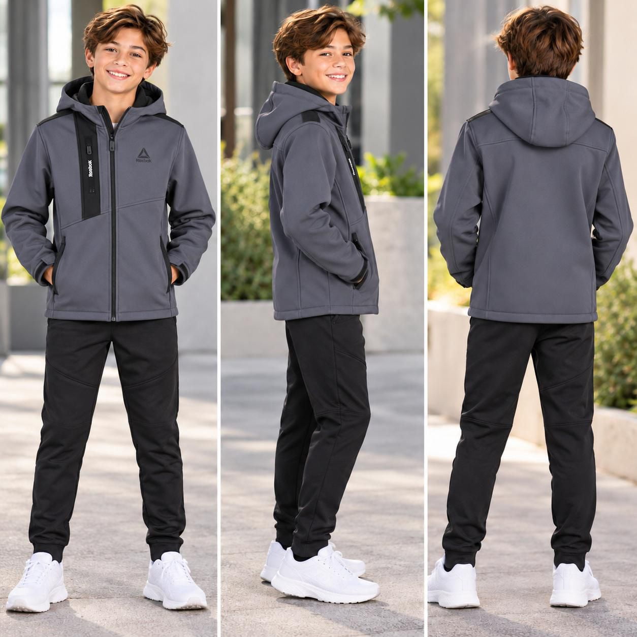 Reebok Boy's Reversible Puffer, Sizes XS(4/5)-XL(14/16)