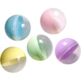 thumbnail image 4 of jesticaly Boules Colorées Vides Torsadées Contenants Robustes et Durables pour Tous les Besoins de Bricolage Rondes Transparentes Vides et Réutilisables. Boules Rondes Torsadées Vides Colorées Colorées 45mm, 4 of 6