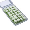 thumbnail image 2 of lionlar Flower Cluster DIY Scenery Vegetation groups Bushy Tufts for Train Railway Fairy White, 2 of 9