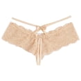 thumbnail image 1 of FAIWAD String pour Femme en Dentelle Crochet Respirant Culotte à Bretelles Croisées Extensible, 1 of 6