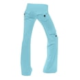 thumbnail image 5 of AherBiu Pantalon Cargo Grande Taille pour Femmes Taille Haute Extensible Ample Randonnée Jambes Larges Extérieur, 5 of 5