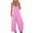 AB-Pink, variant on QATAINLAV Womens Casual Sleeveless Strap Jumpsuits with Pockets Loose Fit Pleated Wide Leg Romper Solid Casual One Piece Jumper Pants Vacation Outfits Red S Today Sales