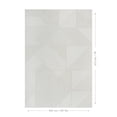 thumbnail image 2 of Mainstays Mira Off-White Area Rug, 5’ x 7’, 2 of 6