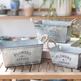 thumbnail image 4 of Iron Planter Pot Flower Pots Plant Planter Rustic L, 4 of 8