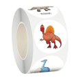 thumbnail image 4 of KLKCMS 500 Pieces Round Stickers Self Adhesive Art Tag for Card Bags Encourage Teachers 3.8cm, 4 of 9
