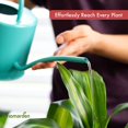 thumbnail image 2 of Homarden Arrosoir pour Plantes en Acier Inoxydable Turquoise 60 Oz avec Long Bec, 2 of 8