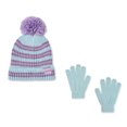 thumbnail image 1 of Ensemble 2 pièces avec tuque et gants rayés George pour filles, 1 of 2
