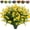 🔥 Yellow, variant on Sentmoon Artificial Flowers Fake Flower Artificial Flowers 8 Bundles Fake Flowers No Fade Faux Plastic plants