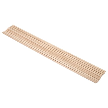 VIFER Bâtons en Bois 10 PCS 30 CM Bricolage Arts en Bois Artisanat bâtons Bois bâtons Sweet Trees Bois Outil(4MM*30CM)