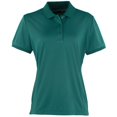 thumbnail image 1 of Premier Womens Coolchecker Short Sleeve Pique Polo T-Shirt, 1 of 3