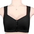 thumbnail image 2 of Timegard Womens Bras Front Closure Button Wide Strap Full Support Comfort Bralette Wirefree Daily Bras, 2 of 3