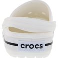 thumbnail image 3 of Crocs Men's Crocband White Ankle-High Rubber Sandal - 9M, 3 of 3