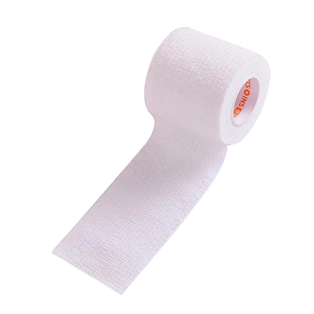 Milaget 5cm Self Adhesive Elastic Tape Wrap for First Aid White