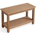 thumbnail image 1 of Shower Bench Seat for Inside Shower Poly Lumber Shower Stool for Shaving Legs Bathroom Shower Foot Rest with Storage Shelf Plastic Shower Chair Seat for with Adjustable Feet, 1 of 6