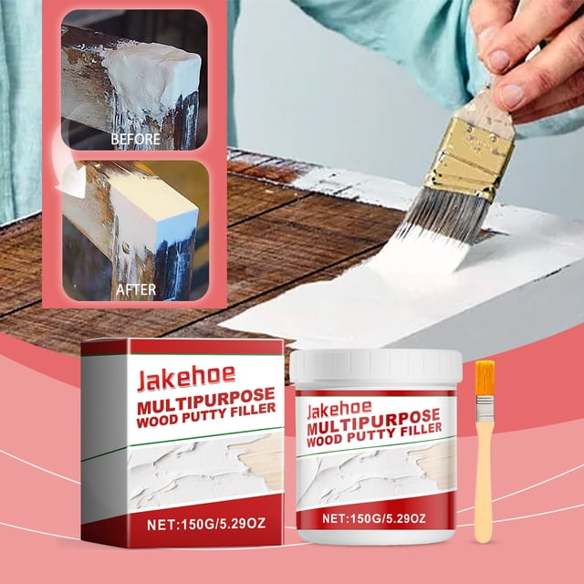 Dvkptbk Multi Purpose Putty Filler Wood Repair Paste Furniture Nail Hole Crack Filling and Repairing Civil Engineering Product Damage Repairing Multi Purpose Putty Filler