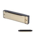thumbnail image 4 of G Key Harmonica, Playing Harmonica ABS+metal 10 Hole Harmonica  For Professional For Beginner Red,Gold,Silver, 4 of 8