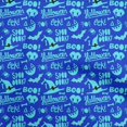 thumbnail image 1 of oneOone Rayon Blue Fabric Halloween Sewing Material Print Fabric By The Yard 56 Inch Wide, 1 of 4