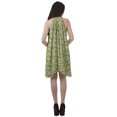 thumbnail image 4 of Moomaya Robes à Col Licou Imprimées pour Femmes, Tunique Sans Manches à Col Montant, Vêtements pour Femmes, 4 of 4