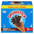 thumbnail image 4 of NESTLE DRUMSTICK Chocolate Fudge Brownie Frozen Dessert Cones, 4 of 11