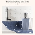 thumbnail image 4 of Meitianfacai 5 Piece Bathroom Accessory Set With Soap Dispenser Pump, Toothbrush, Tumbler And Soap Dish Bathroom Tray Shower Set Box Bathroom Bottle Set, 4 of 7