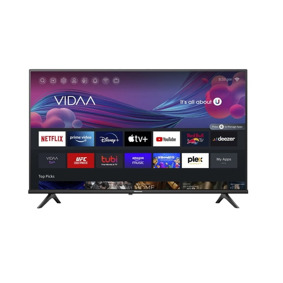 Boîte Ouverte - Hisense 32 Pouces 720p HD LCD Vidaa Télé Intelligente (32A4GV)