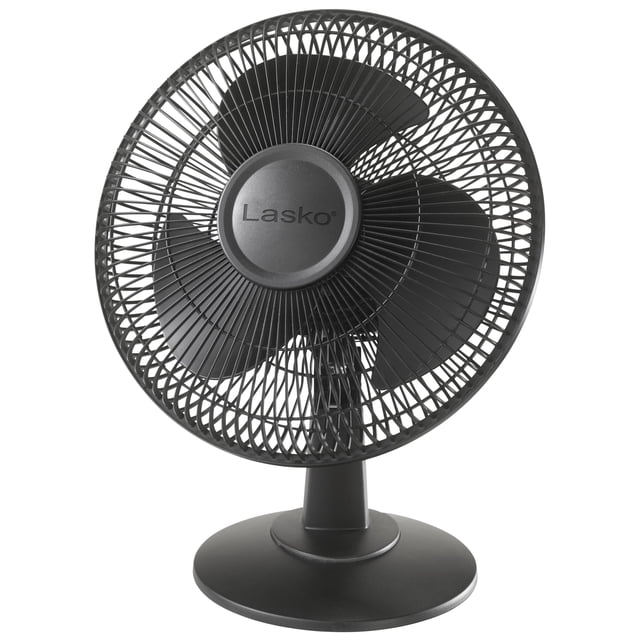 Lasko Lasko-12 Table, 3 Vitesses, Noir (2017) Ventilateurs Domestiques, 12. un Ventilateur de Table Noir de 12 Pouces avec Trois Réglages de Vitesse Réglables, Doté d'Une base durable et d'Un design compact. Convient à une Utilisation sur Bureau Ou Table, Offrant un Refroidissement Personnel Efficace pour les Environnements de la Maison Ou du Bureau.