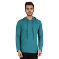 thumbnail image 1 of Inkmeso Solid Winter Hooded Sweatshirt For Mens Long Sleeve Drawstring Pullover Hoodie, 1 of 7