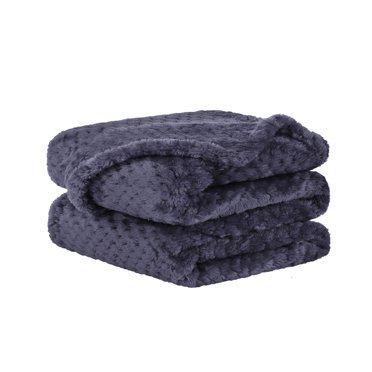 Unique Bargains Couverture de Lit en Molleton de Luxe en Maille Tissée