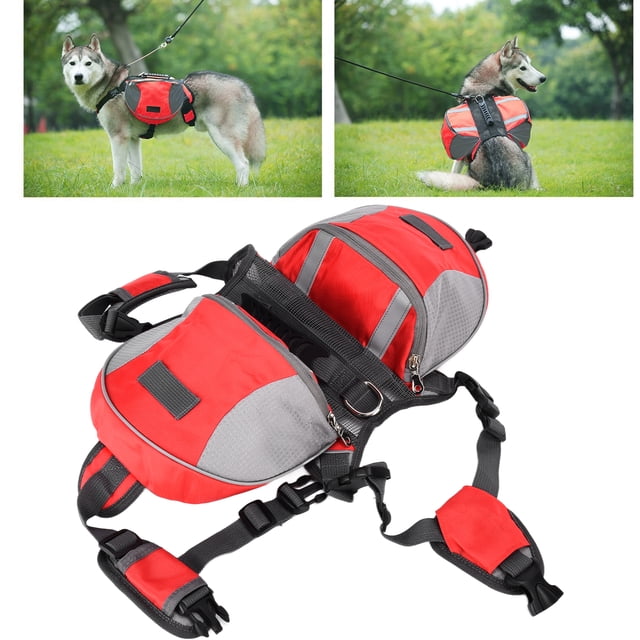 Hound Travel Dog Backpack, Wear Dog Saddle Bag For Small Medium Large Dogs