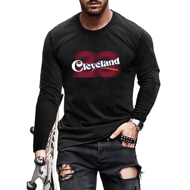 UKAP Mens T Shirt Crew Neck Tops Long Sleeve Loose Fall Pullover #05 M