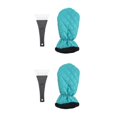 thumbnail image 2 of relayinert 2pcs Ganté Racleur de Glace Sûr sur les Pare-Brise ABS Durable Assure la Longévité Vert 2Set, 2 of 6