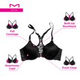 thumbnail image 5 of Maidenform Womens Pure Genius T-Back Bra with Lace, 38DD, Gloss, 5 of 5