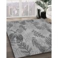 thumbnail image 3 of Ahgly Tapis d'Intérieur Lavable en Machine Carré Gris Nuage Gris, 3 Pieds Carré, 3 of 7