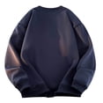thumbnail image 3 of LNWUY (M-5TG) Chandail à Col Rond pour Homme Grande Taille à Manches Longues en Molleton Hip-Hop, Chandail Vintage, Mode de Rue, Chandails Bleu G, 3 of 3