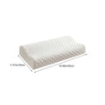 thumbnail image 3 of Orthopedic Memory Foam Pillow, Adjustable Firmness Support, Contoured Neck Relief, for Side/Back Sleepers, Travel/office Use, Pressure-Relieving Material, Memory Foam Construction, JACSZPA, 3 of 8
