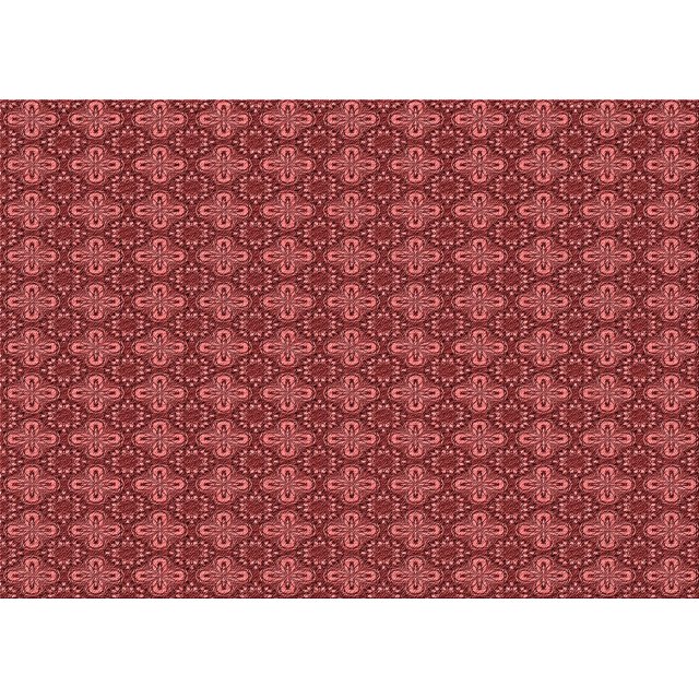Ahgly Company Tapis d'Intérieur Rectangulaires Transitionnels Rouges Lavables à la Machine, 3 Pieds x 5 Pieds