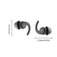 thumbnail image 3 of Bouchons d'Oreilles Antibruit, Protection Auditive Réutilisable, Bouchons d'Oreilles en Silicone Confortables pour le Sommeil, Réduction du Bruit pour la Natation, le Travail, les Études, Technologie de Blocage du Son, 3 of 9