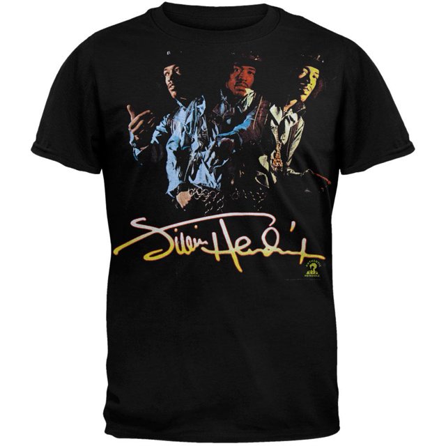 Jimi Hendrix T-Shirt Noir ash Hits
