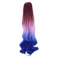 thumbnail image 2 of Extensions de Cheveux Femme Tricolore Synthétique Longue Ondulée Bouclée Queue de Cheval Perruque d'Extension de Cheveux, Extensions de Cheveux et Accessoires pour Femmes, 2 of 7