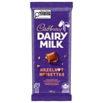 CADBURY DAIRY MILK Hazelnut Chocolate Bar with Chopped Hazelnuts, CADBURY DAIRY MILK Milk Chocolate Bar, 180 g
