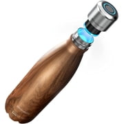 WINGOMART Stainless Steel Water Bottle with UV Water Purifier for Camping, Hiking, Reusable Double Wall Stainless Steel Insulated Water Bottle 740 mL