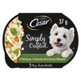thumbnail image 1 of Cesar Simply Crafted Chicken, Carrots & Green Beans Adult Wet Dog Food, 1 of 9