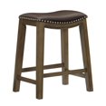 thumbnail image 4 of Topline Home Furnishings Counter Height Stool, Faux Leather, 4 of 5